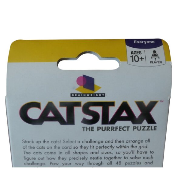 Brainwright - Cat STAX - The Purrfect Puzzle game-NWT - Picture 4 of 5